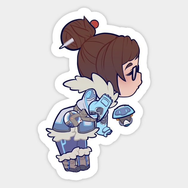 Soft Mei Kiss Sticker by BreadBear